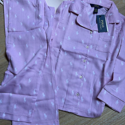 Ralph Lauren sleepwear set, pink, size 7Y