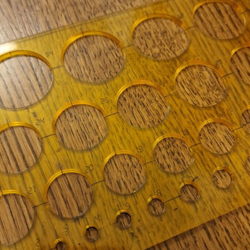Stencil circles like new