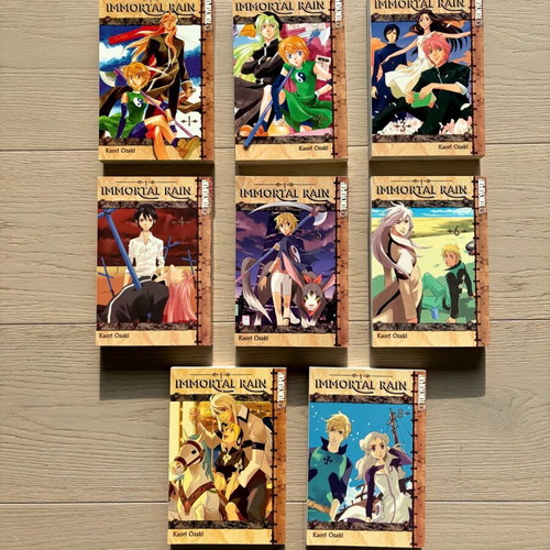 Manga Immortal Rain volumes 1-8 like new, English