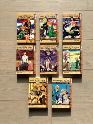 Manga Immortal Rain volumes 1-8 like new, English