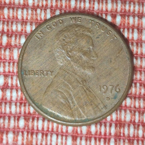 Lincoln Cent 1976 D used