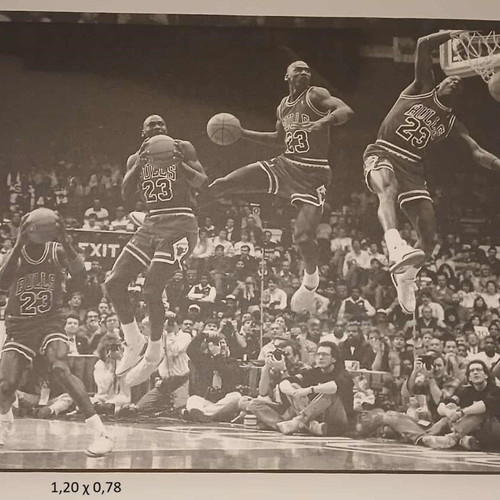 Jordan canvas prints MJ23 basketball set of 4 new