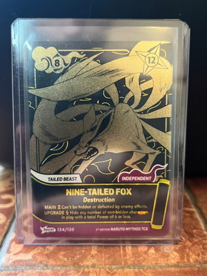 Nine Tailed Fox Naruto Mythos TCG 2nd Edition new