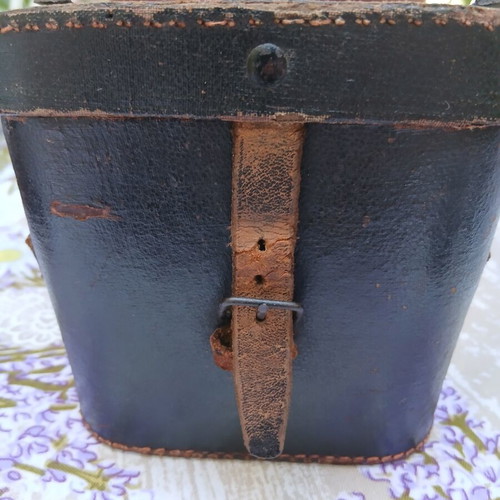 Theater binoculars with case, vintage