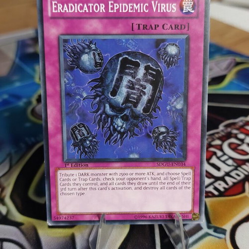 Eradicator Epidemic Virus 1st edition Yu-Gi-Oh! card
