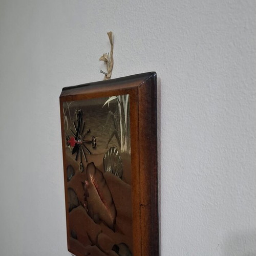 Key West Wooden Wall Clock 1992 like new, analog
