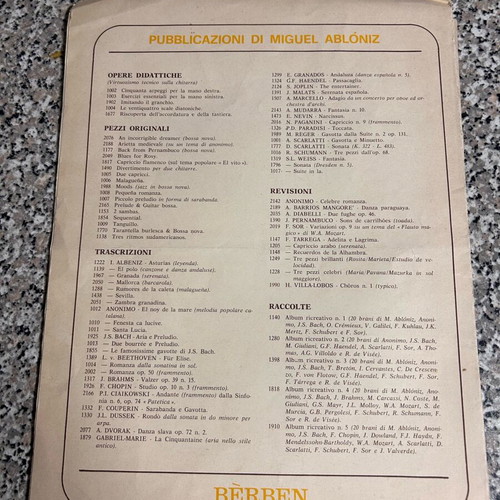 Guitar sheet music used Luigi Mozzani Feste Lariane two-page