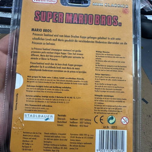 Nintendo Mini Classic Super Mario Bros new 1998