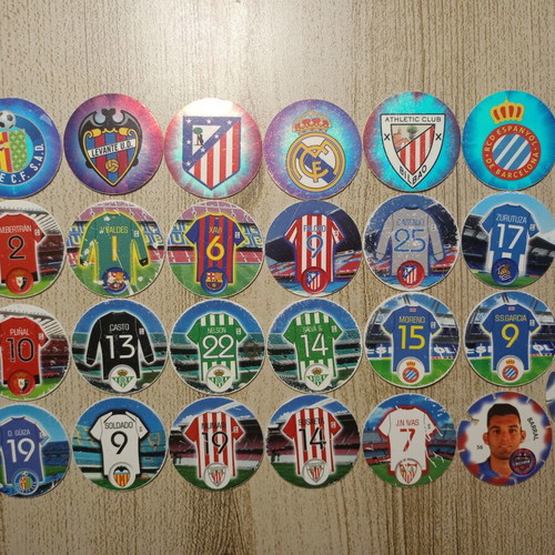 Cheetos La Liga football tags pack of 25 used