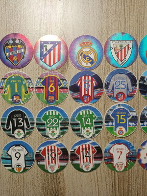 Cheetos La Liga football tags pack of 25 used