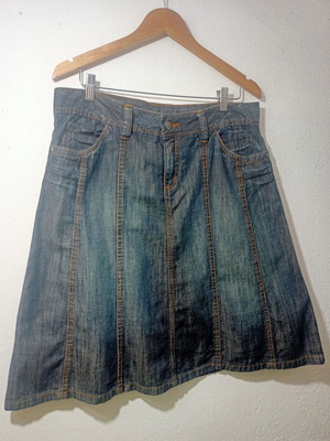 Yessica denim skirt, 100% cotton, size 42