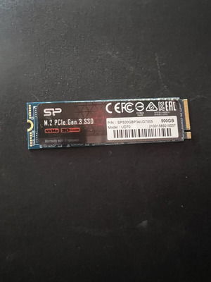 Silicon Power SSD PCIe Gen3x 500GB 3400-3000MB/s
