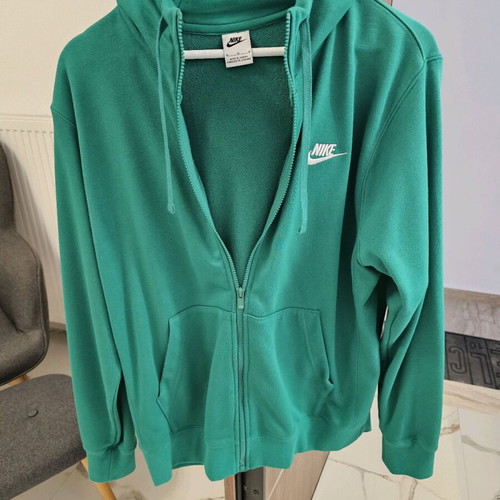 Nike Club φούτερ fleece με κουκούλα πράσινο σαν καινούργιο
