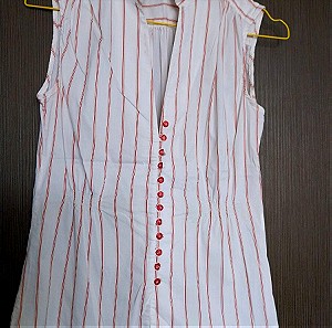 Αμάνικο πουκάμισο Zara, small