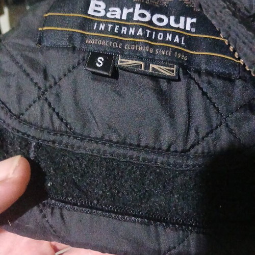 Barbour International Ariel Polarquilt jacket, size S, black
