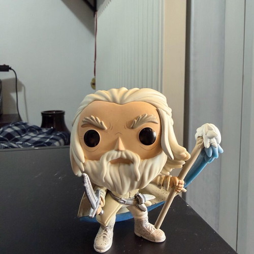 Funko Pop Gandalf the White Lord of the Rings like new