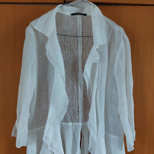 Linen bolero Pennyblack white used, size XL/XXL