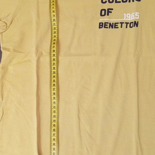 Benetton yellow kids t-shirt like new, size XS