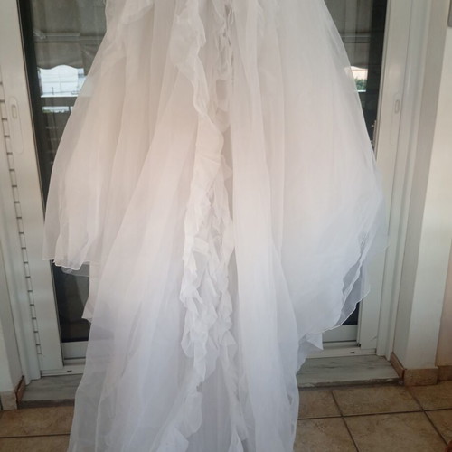 Vintage style wedding dress, Dimitriou collection, white