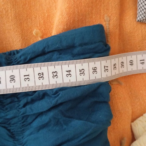 Salvari women's pants used, petrol color, size S/M