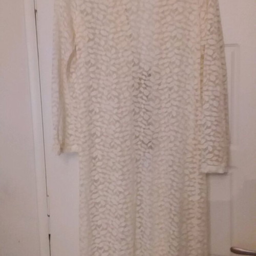 Summer coat new, lace, beige, size XL