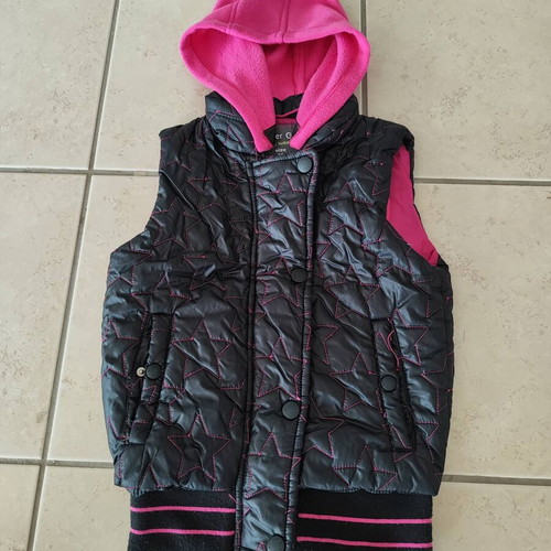 Sprider girls girls' vest with hood like new, size 10