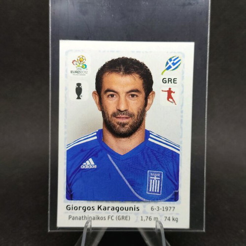 Giorgos Karagounis Euro 2012 Panini sticker like new