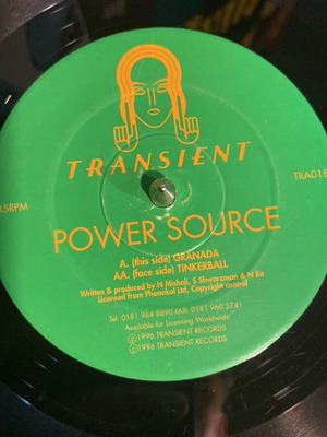 Δίσκος Power Source μεταχειρισμένος, Goa trance ηλεκτρονική