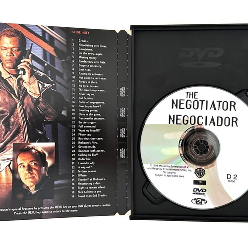 The Negotiator DVD used with Greek subtitles