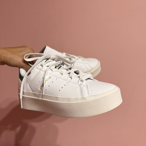 Adidas Stan Smith Bonega W sneakers, white and green, size 38