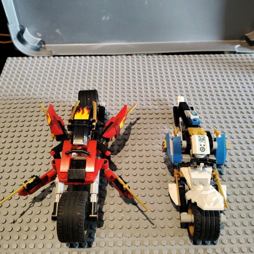 Lego Ninjago bikes like new