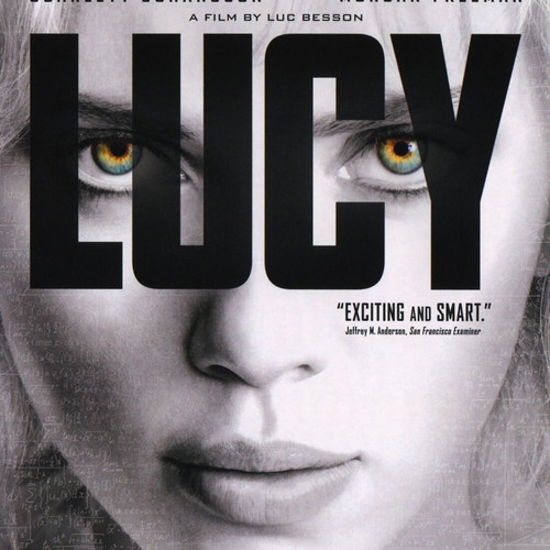 Lucy Blu-ray movie, action sci-fi thriller, region free