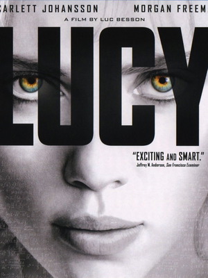 Lucy Blu-ray movie, action sci-fi thriller, region free