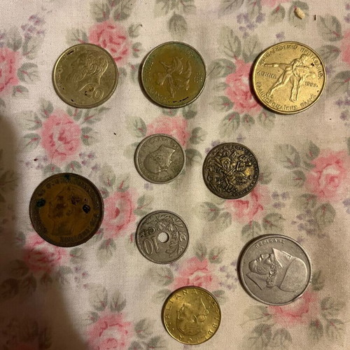 Various coins from different countries