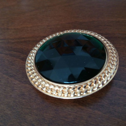 Rare collectible gold-plated belt buckle Gutos (1960, West Germany) from the Modele Depose series - branded.