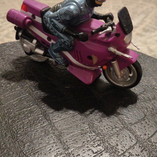 Robocop electronic jetcycle toy