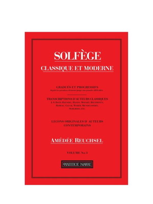 Solfege Volume 3 by Amedee Reuchsel like new