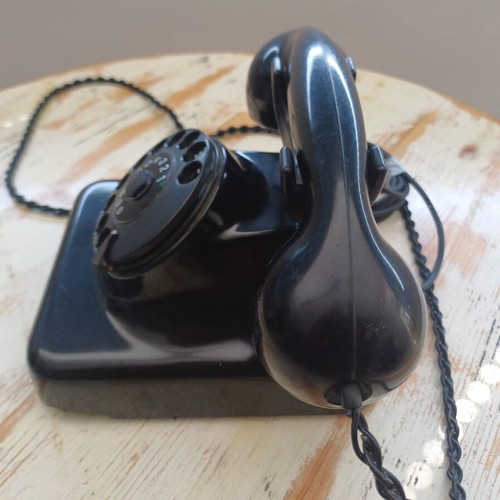 Siemens vintage bakelite telephone model Fg tist 277d used