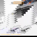  ΦΩΤΙΣΤΙΚΟ τύπου βέργας με 3 led και φώς με εφέ καμπύλης (επαναφορτιζόμενο)