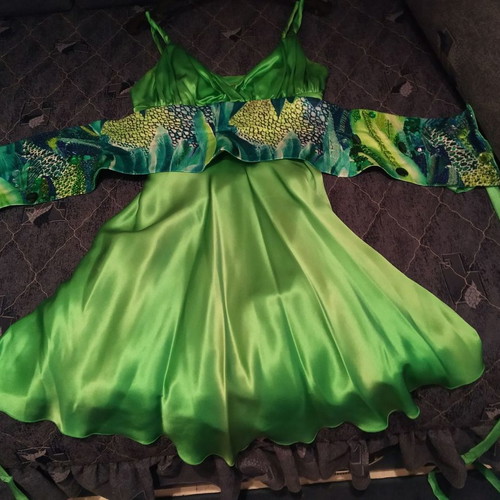 Maestri dresses like new, size M, green, pack of 3