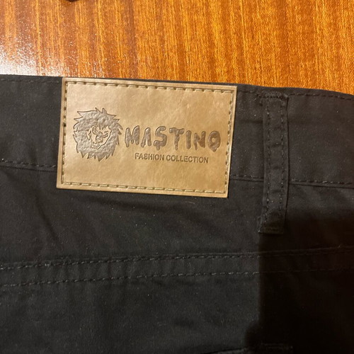 Black cotton pants 100% like new, size 42/56