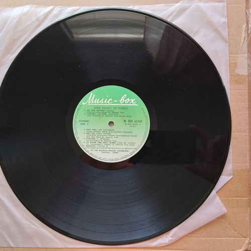 One Night In Video Disco LP like new, electronic