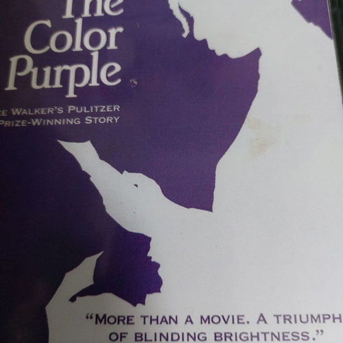 DVD The Color Purple used, social movie with subtitles