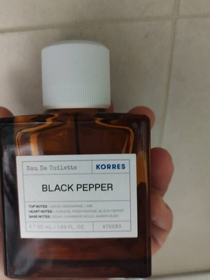 Black Pepper by Korres lightly used perfume