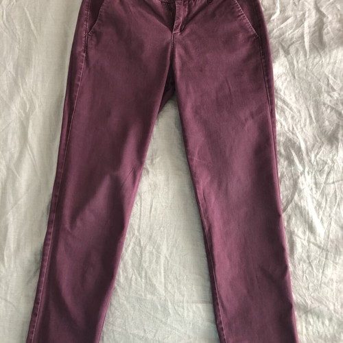 Benetton women's pants used, brown, size small
