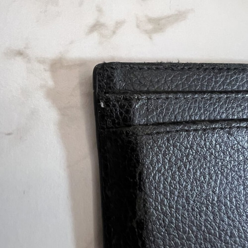 Emporio Armani cardholder used with bill compartment black