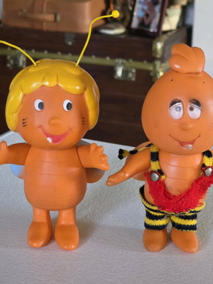 Maya the Bee and Billy collectible figures used, 1980s set