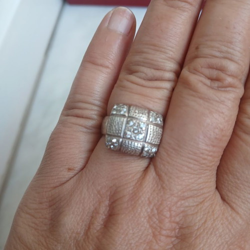 Silver 950 ring, 17 mm