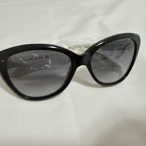 Kate Spade Angelique Hello Sunshine sunglasses new, black and white