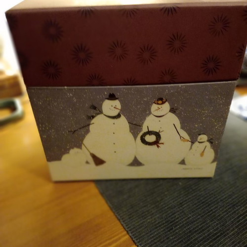 Christmas storage box used 0.20x0.20x0.20 cm